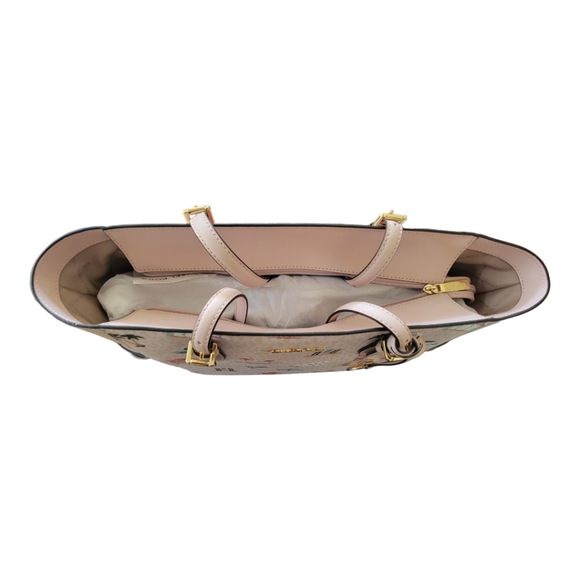 Michael Kors Gilly Large Drawstring Tote Light Powder Blush Pink MK Miami - Picture 5 of 7